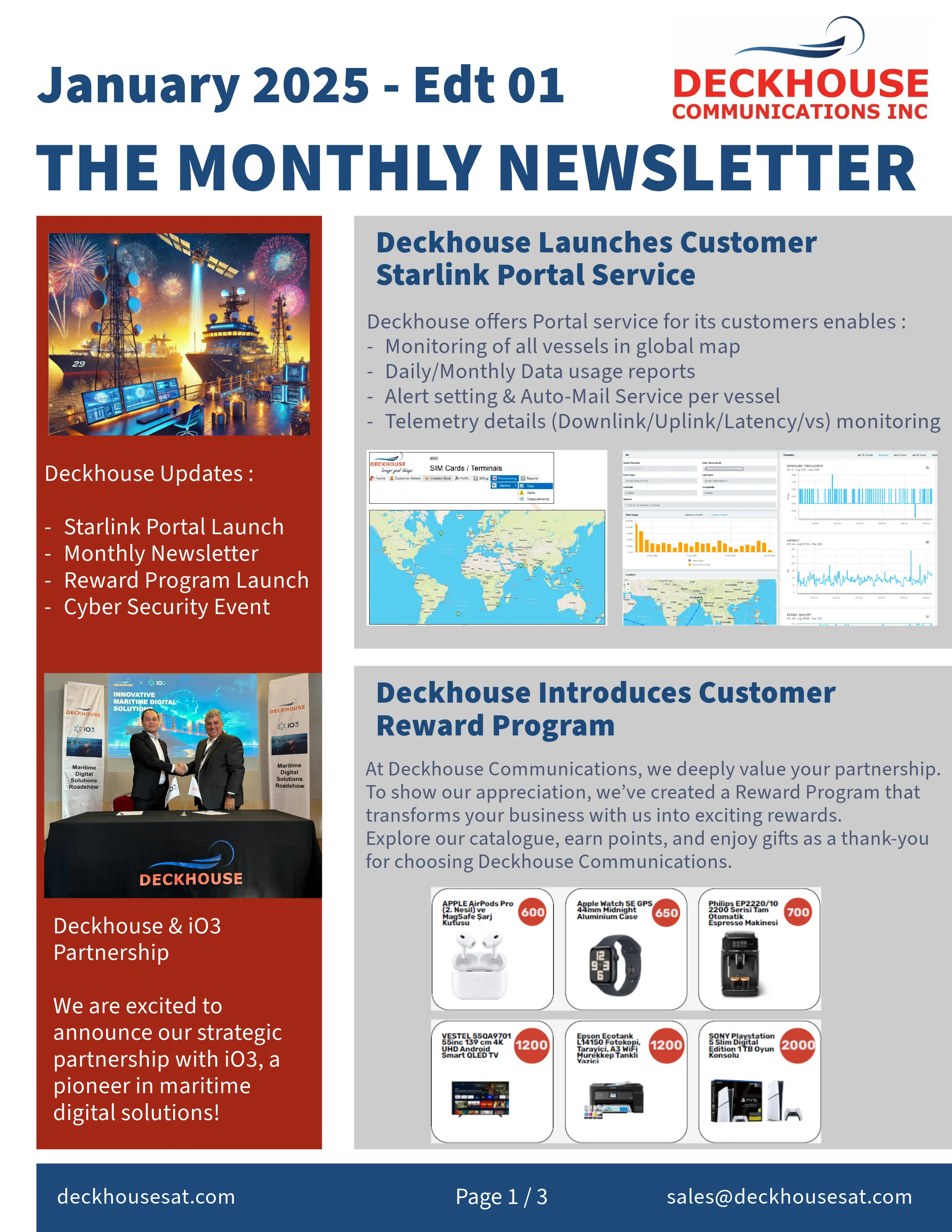 Deckhouse January Newsletter