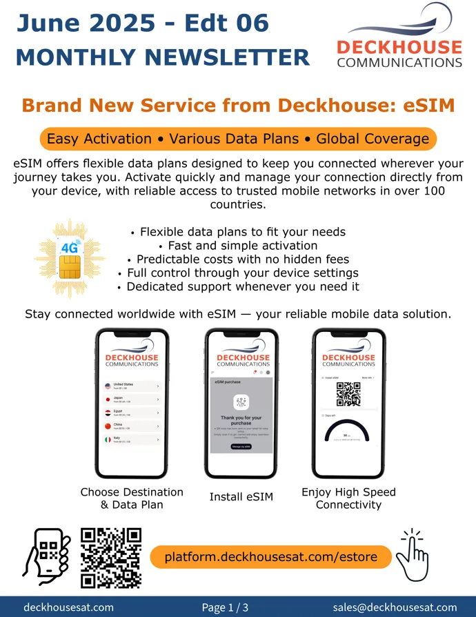Deckhouse June Newsletter