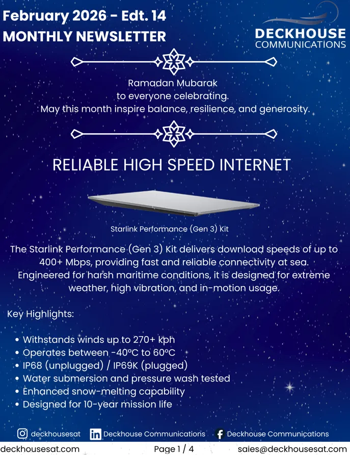 Deckhouse February'26 Newsletter